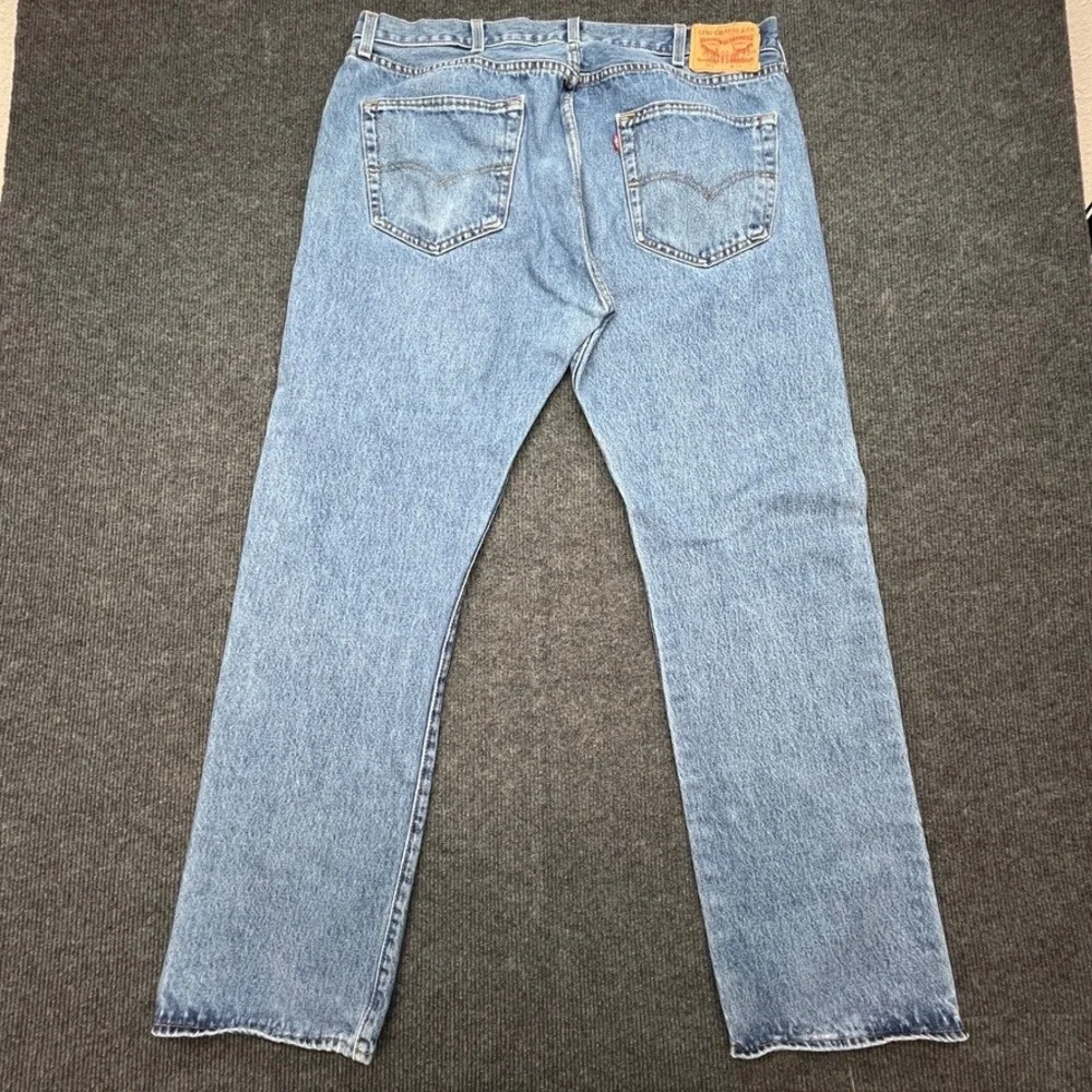 Levi's 501 Original Fit Jeans Men's 38x32 Button Fly Straight Medium Wash 90s